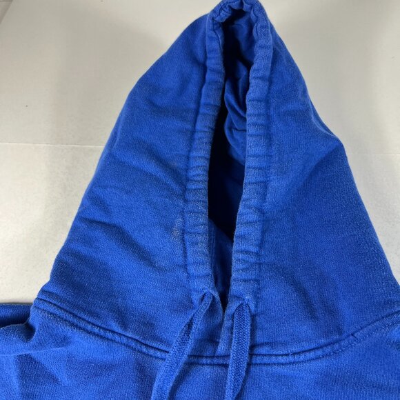 Y2K Duke Blue Devils Sweatshirt Adult Medium Blue Faded Pullover Hoodie - Picture 8 of 16